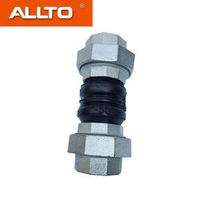 Forged Cast Iron Flexible Flange Thread Rubber Joint Male Thread Pipe Fittings