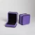 Import FORTE 2022 new arrival Custom Luxury pink Velvet portable earring gift jewelry ring packaging boxes from China