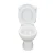 Import Foshan Two Piece Toilet Bowl NF201 P-trap Self-cleaning Glaze Washdown Cost-Effective Toilet from China