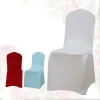 Foshan wholesale cheap restaurant dining hotel white stretch polyester spandex fabric banquet wedding chair cover