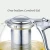 Import Free-Lead & Environmental Fashionable  Portable Silver Glass Teapot from China