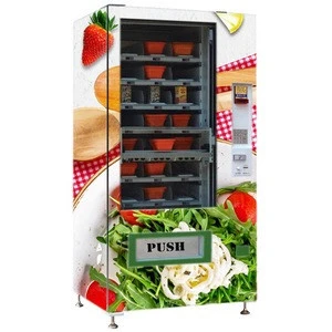 Fresh food vending machine with elevator system conveyor belt