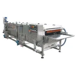 Fruit basket washing machine;trays and baskets tunnel crate washing Equipment