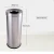 Import Full Collection Stainless Steel Trash Litter bin Dustbin Public Metal  Commercial Trash Can Waste Container Bin from China