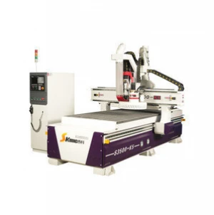 fully automated wood mdf furniture machine with syntec control