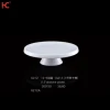 G212 wholesale plastic Restaurant round Plate with base Dishes high quality hotel durable eco-friendly Melamine Dinnerware Set
