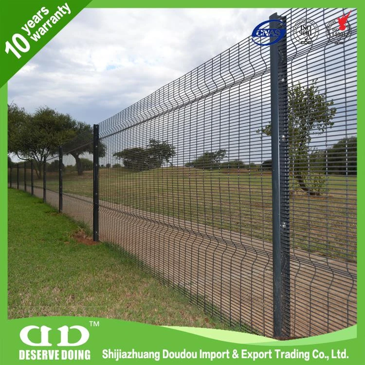 Galvanised Steel Mesh / Plastic Coated Wire Mesh Panels / Securifor Fencing