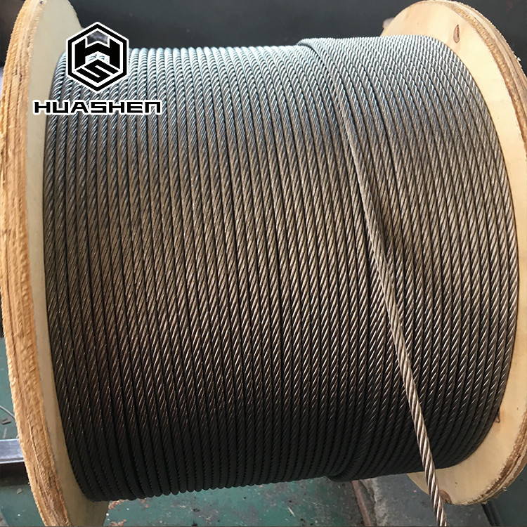 Galvanized and ungalvanized 6x29 fi iwrc steel wire rope