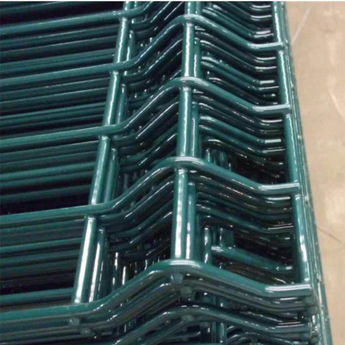 Galvanized PVC Powder Coated Security 3D Curvy Wire V Mesh Fence