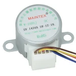geared motor DC motor 24BYJ for IP camera,low noise worm gear reducer 5v dc stepper motor,5v 1/64 5.625 degree stepping motor