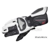 GK-169 Titanium Protect Black Gloves Motorbike Motocross Touring Racing Long Leather Glove