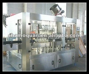 Glass Bottle Beverage Filling Machine/ Automatic Bottle Filling Machine production line/3-IN-1 Glass bottle filling machine