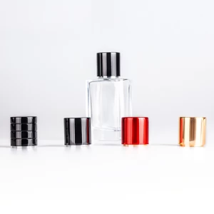 Glass perfume bottle glass bottle luxury aluminum crimp perfume magnetic cap
