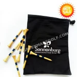 Golfer golf bag gift set golf tee pouch for golf tee ball marker and divot tool