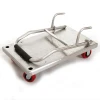 Good Price Stainless Steel Platform Service Kitchen Flat Trolley Cart With Wheels