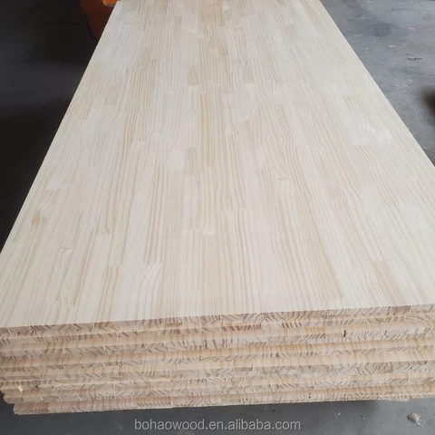 Good quality solid pine wood supplier  Finger joint board pine