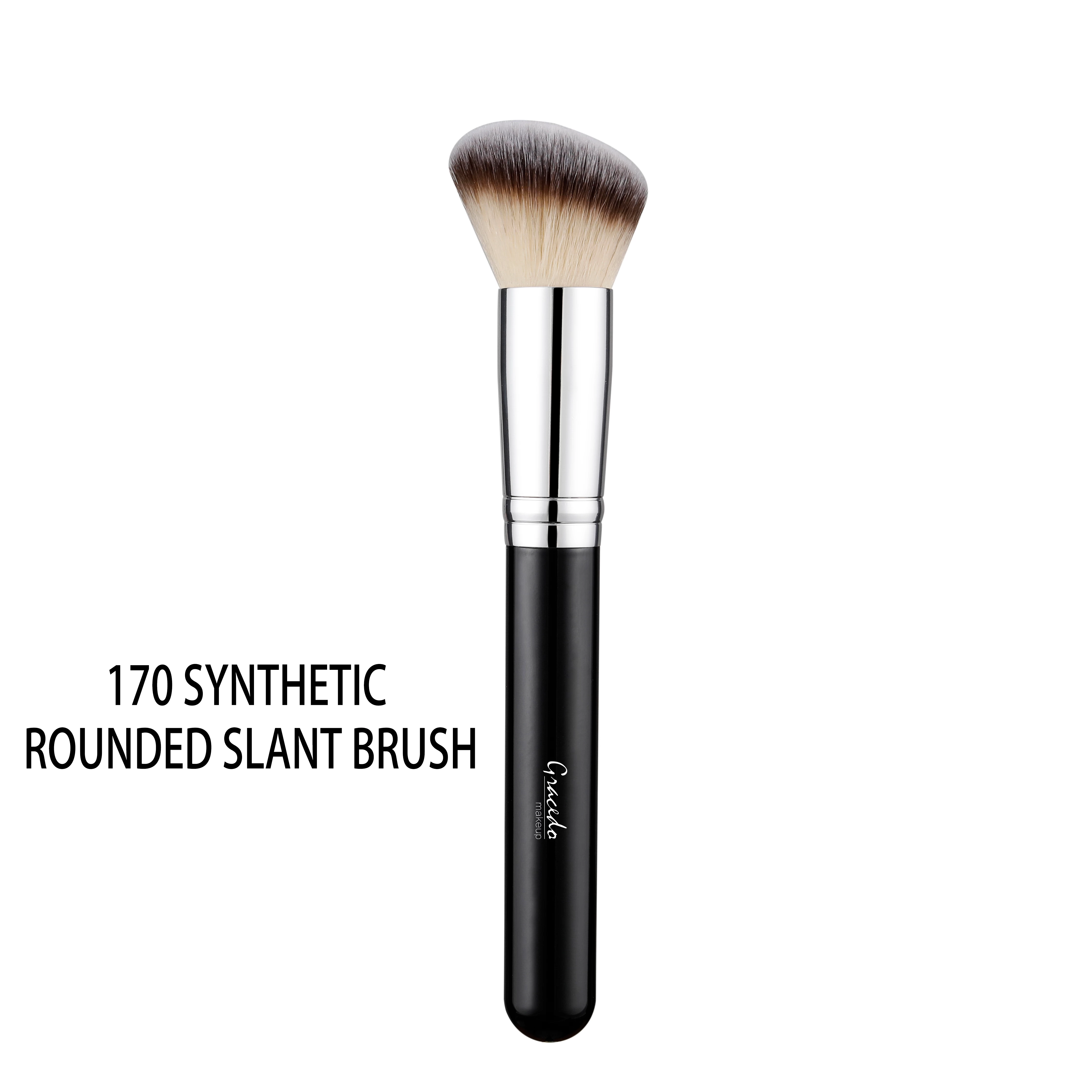 Gracedo New M170 Synthetic Rounded Slant Brush Single Makeup Brush Private Label