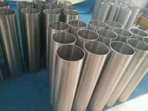 Grade2 titanium welded tube exhaust pipe