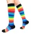 Import Graduated rainbow knee high running Compression socks 20-30mmHg from China