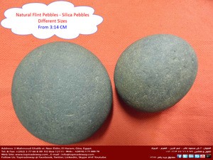 Grinding Balls (Silica Pebbles as ceramics grinding media, SiO2&gt;98.80%, hardness&gt;8, size 3:14cm)
