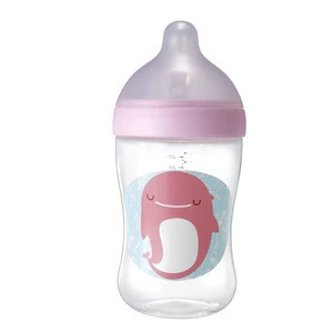 Guangzhou factory direct supply new design feeding bottle promotional food grade pp baby bottle