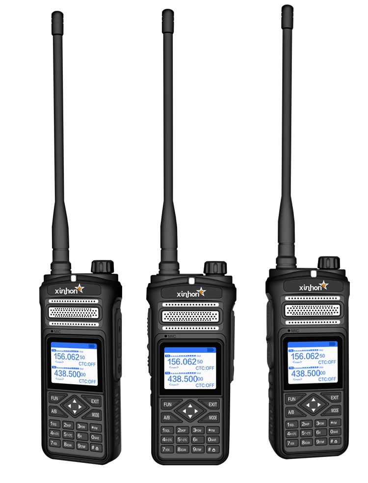Guard Equipment Police Radio  Long Distance  Military  Dual bands UHF and VHF Walkie Talkie  12W Two way Radio Waterproof XH-A91