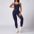 Import Gym women high quality women scrub jumpsuits one piece custom ropa yoga gym legging set woman activewear seamless yoga suit from China