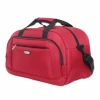 HASUN Unisex Zipper Polyester Fashion DUFFEL Bag HS 667 Red Made In Vietnam