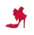 Import hb10160a pointed toes high-heeled shoes big butterfly high thin heels women shoes from China