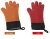 Import heat insulation high temperature resistant non-slip oven silicone gloves mittens from China