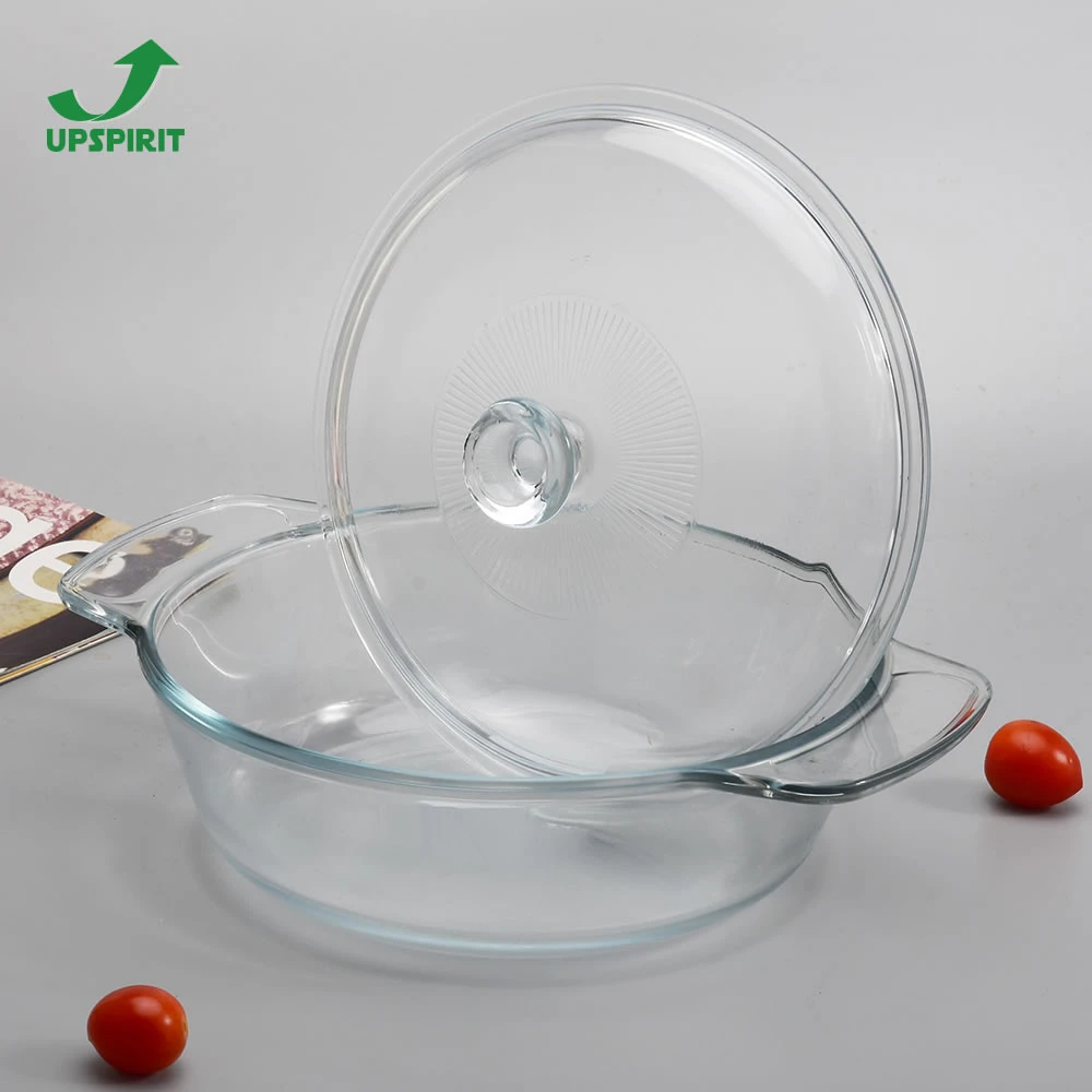 Heat Proof Oven Safe Pyrex Glass Baking Dish With Lid
