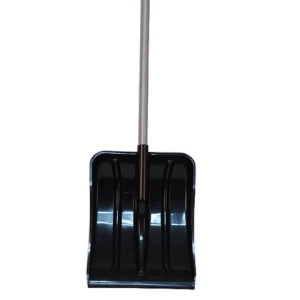 Heavy-Duty Plastic Snow Shovel Snow Removal with Steel handle and D grip Suitable for Driveway or Pavement Clearing 12 1/2IN