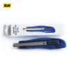 Heavy duty  retractable TPR handle office snap off  9mm blade knife