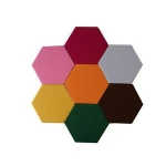 Hexagonal Felt Polyester Fiber Acoustic Panels for Soundproofing