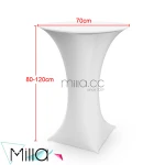 High bar cocktail table cloth for wedding