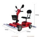 High-efficiency electric mop dust cart for hospital hotel market