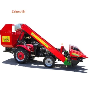 High efficiency tractor mounted sweet corn harvester harvest corn machine