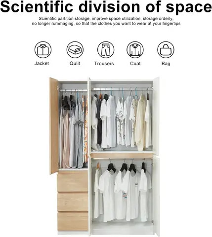 Buy High End Closet Couple Cabinet Custom Cupboard Bedroom Set Wall ...
