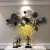 Import High end luxury home decor wall flower METAL art designing decoration from China