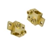 High Precision Customized CNC Machining Brass Copper Parts With Gloss Polished Lathe Precision Machining Aluminium Brass