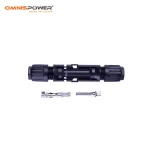 High Quality 1500V PV Solar Cable Connector Male Female DC 30A TUV Approved IP67 Waterproof For Solar Panels Connection