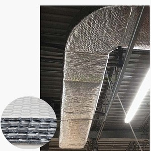 High quality aluminum foil air ducting with pe foam insulation products,fiberglass duct insulation wrap