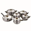 High Quality Cookware 12PCS stainless steel pots and pans