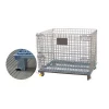 High quality galvanized Steel wire mesh container metal cages pallet