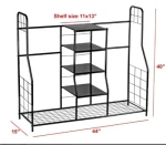 High Quality Golf Bags Accessories Metal Display Stand Golf Hat Shirt Shoes Storage Organizer Rack