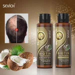 High Quality Hair Care Kit Anti Hair-Thinning Loss Biotin Hair Fall Shampoo Conditioner