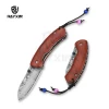 High quality handmade damascus knife folding hunting knife damascus steel