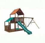 High quality kids swing sets  wooden outdoor garden swing   patio swings  for children