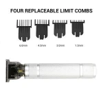 High quality low noise USB rechargeable electric hair trimmer cordless shaver trimmer men barber hair cutting machine