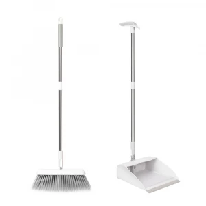 High Quality Multi-function Flexible Long Handle Broom And Dustpan Cleaning Tools//